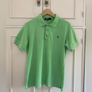 Polo Ralph Lauren Men’s Polo Size Large Green Vintage